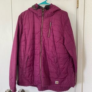 NWOT Ladies Carhartt Amoret Flannel Lined Jacket - Size XL